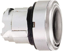 Schneider Electric - 22mm Mount Hole, Flush, Pushbutton Switch Only - Round, Clear Pushbutton, Nonilluminated, Momentary (MO) - Americas Industrial Supply