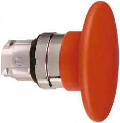 Schneider Electric - 22mm Mount Hole, Extended Mushroom Head, Pushbutton Switch Only - Round, Red Pushbutton, Nonilluminated, Momentary (MO) - Americas Industrial Supply