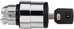 Schneider Electric - 22mm Mount Hole, 2 Position, Key Operated, Selector Switch - Black, Maintained (MA), Nonilluminated, Shock, Vibration and Water Resistant - Americas Industrial Supply
