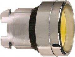 Schneider Electric - 22mm Mount Hole, Recessed, Pushbutton Switch Only - Round, Yellow Pushbutton, Nonilluminated, Momentary (MO) - Americas Industrial Supply