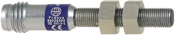 Telemecanique Sensors - PNP, 0.8mm Detection, Cylinder, Inductive Proximity Sensor - 3 Wires, IP67, 5 to 24 VDC, M5x0.5 Thread, 41mm Long - Americas Industrial Supply