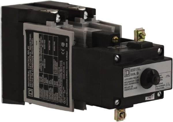 Square D - Electromechanical Screw Clamp General Purpose Relay - 10 Amp at 600 VAC, 4NO, 110 VAC at 50 Hz & 120 VAC at 60 Hz - Americas Industrial Supply