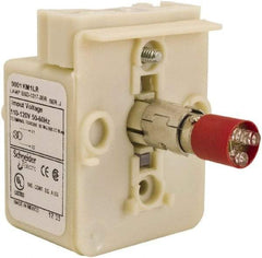 Schneider Electric - 110-120 VAC Red Lens LED Light Module - Americas Industrial Supply