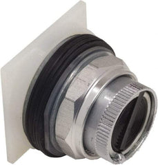 Schneider Electric - 30mm Mount Hole, Pushbutton Switch Only - Round, Black Pushbutton, Nonilluminated, Maintained (MA), Momentary (MO) - Americas Industrial Supply