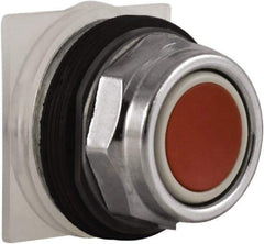 Schneider Electric - 30mm Mount Hole, Extended Straight, Pushbutton Switch Only - Round, Red Pushbutton, Momentary (MO), Weatherproof, Dust and Oil Resistant - Americas Industrial Supply