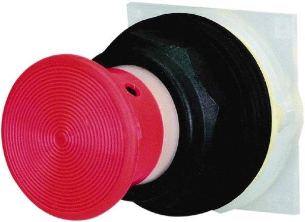 Schneider Electric - 30mm Mount Hole, Extended Straight, Pushbutton Switch Only - Red Pushbutton, Momentary (MO) - Americas Industrial Supply