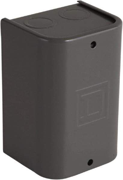 Square D - Steel Power Relay Enclosure Screw Cover - NEMA 1, 92mm Wide x 134.11 mm High x 84mm Deep - Americas Industrial Supply