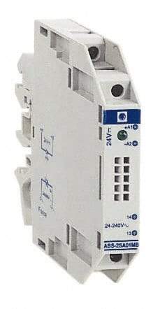 Schneider Electric - 12 Milliamp, NC Configuration, Interface Relay Module - DIN Rail Mount, 23 to 131°F, 24 VDC - Americas Industrial Supply