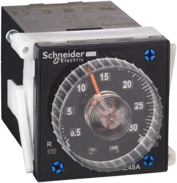 Schneider Electric - 300 hr Delay, Time Delay Relay - 5 Contact Amp, 24 to 240 VAC/VDC at 50/60 Hz - Americas Industrial Supply