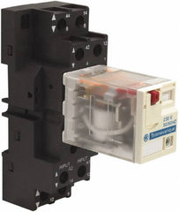 Schneider Electric - 3,750 VA Power Rating, Electromechanical Plug-in General Purpose Relay - 15 Amp at 250 VAC & 28 VDC, 2CO, 230 VAC - Americas Industrial Supply