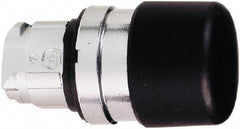 Schneider Electric - 22mm Mount Hole, Extended Mushroom Head, Pushbutton Switch Only - Round, Black Pushbutton, Nonilluminated, Momentary (MO) - Americas Industrial Supply