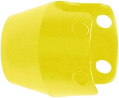 Schneider Electric - Extended Mushroom Head Pushbutton Switch Guard - Yellow - Americas Industrial Supply