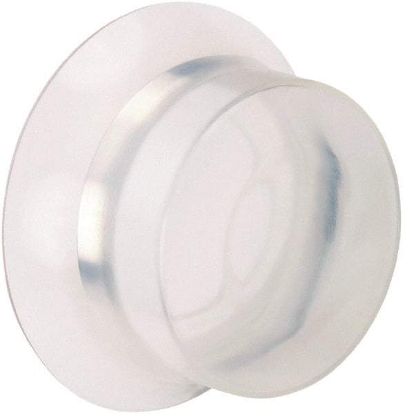 Schneider Electric - Extended Straight Flush Pushbutton Switch Boot - Clear, Round Button - Americas Industrial Supply