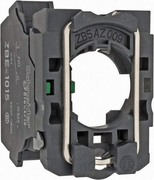 Schneider Electric - Electrical Switch Contact Block - Spring Clamp Terminal, For Use with XB5 - Americas Industrial Supply