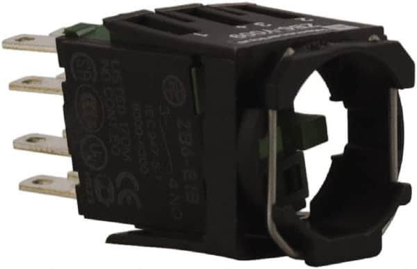 Schneider Electric - 2NO, Multiple Amp Levels, Electrical Switch Contact Block - Americas Industrial Supply