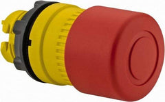 Schneider Electric - 22mm Mount Hole, Extended Mushroom Head, Pushbutton Switch Only - Round, Red Pushbutton, Nonilluminated, Trigger Action, Off, Shock and Vibration Resistant - Americas Industrial Supply