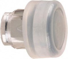 Schneider Electric - 22mm Mount Hole, Flush, Pushbutton Switch Only - Round, Black Pushbutton, Nonilluminated, Momentary (MO), Shock and Vibration Resistant - Americas Industrial Supply