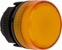 Schneider Electric - Yellow Lens Incandescent Pilot Light - Round Lens, Shock Resistant, Vibration Resistant - Americas Industrial Supply