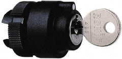Schneider Electric - 22mm Mount Hole, 2 Position, Key Operated, Selector Switch Only - Black, Maintained (MA), Shock and Vibration Resistant - Americas Industrial Supply