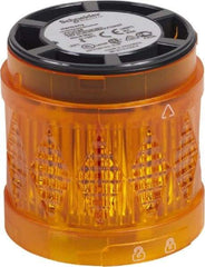 Schneider Electric - LED Lamp, Orange, Steady, Stackable Tower Light Module - 24 VAC/VDC, 40 Milliamp, IP65 Ingress Rating, Base Mount - Americas Industrial Supply