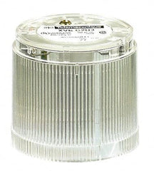 Schneider Electric - LED Lamp, Clear, Steady, Stackable Tower Light Module - 24 VAC/VDC, 25 Milliamp, IP40, IP42 Ingress Rating, Base Mount - Americas Industrial Supply
