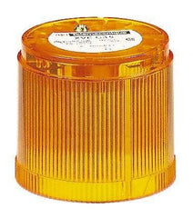 Schneider Electric - 120 VAC, Flash Discharge Tube, Orange, Flashing Light - 70mm Diameter, 2.05 Inch High, IP40, IP42 Ingress Rating, Base Mount - Americas Industrial Supply