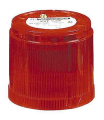 Schneider Electric - 120 VAC, Flash Discharge Tube, Red, Strobe Light - 70mm Diameter, IP40, IP42 Ingress Rating, Base Mount - Americas Industrial Supply