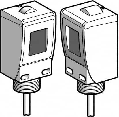 Telemecanique Sensors - Cable Connector, 60m Nominal Distance, Shock and Vibration Resistant, Through Beam Photoelectric Sensor - 24 to 240 VAC, 24 to 240 VDC, 20 Hz, Plastic, 44mm Long x 45mm Wide x 99mm High - Americas Industrial Supply