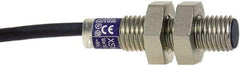 Telemecanique Sensors - PNP, 2.5mm Detection, Cylinder, Inductive Proximity Sensor - 3 Wires, IP67, 12 VDC, 12 VDC, 24 VDC, M8x1 Thread, 33mm Long - Americas Industrial Supply