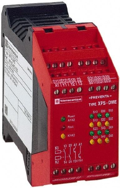 Schneider Electric - 24 VDC, Electromechanical & Solid State Screw Clamp General Purpose Relay - 6 Amp at 28 VDC, 45mm Wide x 99mm High x 114mm Deep - Americas Industrial Supply