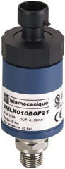 Square D - 1/4-18 NPT (Male) Connector, 24 VDC, 100 psi Sensor, Shock and Vibration Resistant, Analog, Control Circuit Pressure Sensor - 2.5787 Inch Long x 1.417 Inch Wide, IP65, For Use with Air, Fresh Water - Americas Industrial Supply