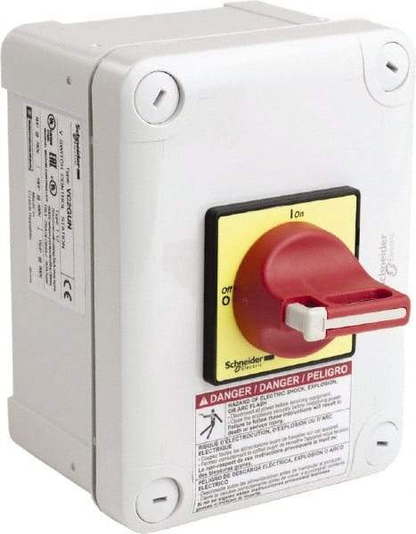 Square D - 3 Phase, 3 Pole, 1 & 12, Enclosed Cam & Disconnect Switch - PVC - Americas Industrial Supply