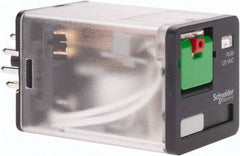 Schneider Electric - 3 at 60 Hz VA Power Rating, Octal Electromechanical Plug-in General Purpose Relay - 10 Amp at 250 VAC, 3PDT, 120 VAC, 35mm Wide x 56mm High x 35.4mm Deep - Americas Industrial Supply