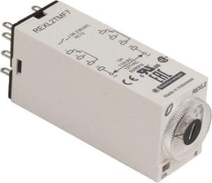 Schneider Electric - 8 Pin, 100 hr Delay, Multiple Range DPDT Time Delay Relay - 5 Contact Amp, 120 VAC, Knob - Americas Industrial Supply