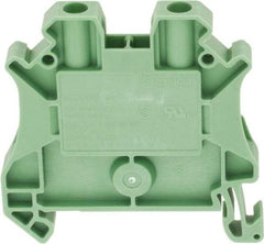 Schneider Electric - 1 Pole, 1,000 Volt, 32 Amp, -40 to 266°F, DIN Rail Mount, Polyamide Passthrough Terminal Block - 2 Contacts, 26 to 10 AWG Compatibility, 47-1/2mm High - Americas Industrial Supply