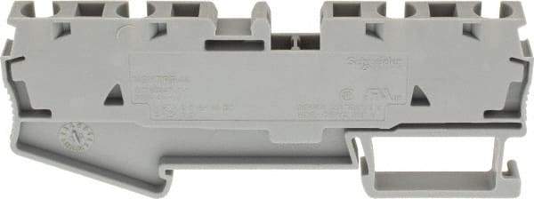 Schneider Electric - 1 Pole, 800 Volt, 32 Amp, -40 to 266°F, DIN Rail Mount, Polyamide Passthrough Terminal Block - 4 Contacts, 28 to 10 AWG Compatibility, 36-1/2mm High - Americas Industrial Supply