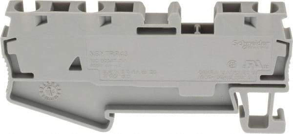 Schneider Electric - 1 Pole, 800 Volt, 32 Amp, -40 to 266°F, DIN Rail Mount, Polyamide Passthrough Terminal Block - 3 Contacts, 28 to 10 AWG Compatibility, 36-1/2mm High - Americas Industrial Supply