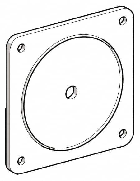 Schneider Electric - Cam and Disconnect Switch Gasket - For Use with 60 x 60mm Front Plate & Front Mounting Cam Switches, K1 Switches, K2 Switches - Americas Industrial Supply