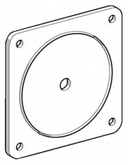 Schneider Electric - Cam and Disconnect Switch Gasket - For Use with 60 x 60mm Front Plate & Front Mounting Cam Switches, K1 Switches, K2 Switches - Americas Industrial Supply