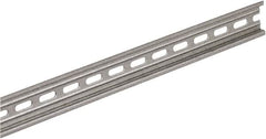 Square D - 2m Long x 0.3 Inch Wide x 1.38 Inch High x Steel DIN Rail - 0.04 Inch Thick - Americas Industrial Supply