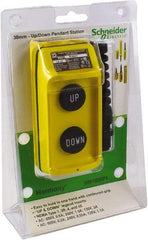 Schneider Electric - 2 Operator, Pushbutton Pendant Control Station - Up-Down (Legend) - Americas Industrial Supply