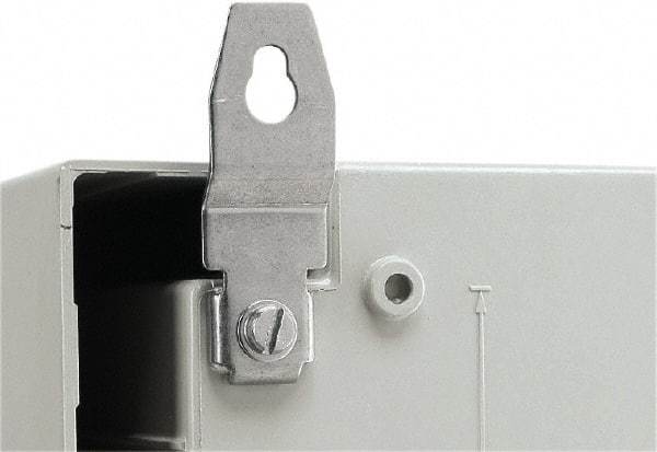 Schneider Electric - Electrical Enclosure Stainless Steel Wall Mount Lug - For Use with PLM3025-108 Wall Mounting Enclosure, RoHS Compliant, Includes Mounting Hardware - Americas Industrial Supply