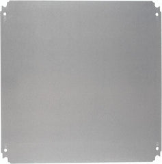 Schneider Electric - Electrical Enclosure Steel Mounting Plate - For Use with 800 (H) x 800 (W) Floor Standing Enclosure, RoHS Compliant, Includes Mounting Hardware & Mounting Plate - Americas Industrial Supply