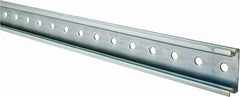 Schneider Electric - 2m Long x 0.6 Inch Wide x 1-1/2 Inch High x Steel DIN Rail - 0.04 Inch Thick - Americas Industrial Supply