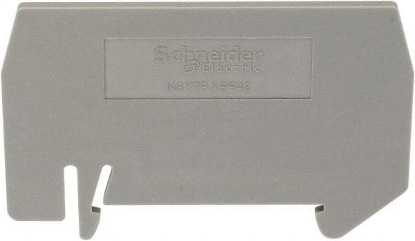 Schneider Electric - 2mm High, Terminal Block Partition Plate - Use with Various Terminal Blocks - Americas Industrial Supply