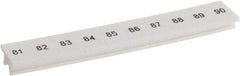 Schneider Electric - Terminal Block Marking Strip - Use with Linergy TR Series Terminal Blocks - Americas Industrial Supply