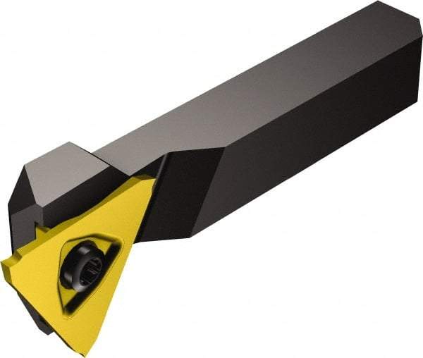 Sandvik Coromant - QS, External, Right Hand, 1/4" Max Depth of Cut, Indexable Grooving Tool Holder - N123T3-0150-CM Insert Compatibility, 1/2" Shank Height, 1/2" Shank Width, 2-3/4" OAL - Americas Industrial Supply