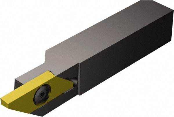 Sandvik Coromant - External Thread, 0.3346" Max Depth of Cut, 70mm OAL, Right Hand Indexable Grooving Cutoff Toolholder - 3 Seat Size, 1/2" Shank Height x 1/2" Shank Width, MAxR 3.. Insert Style, QS-SMALR/L..X Toolholder Style, Series CoroCut XS - Americas Industrial Supply