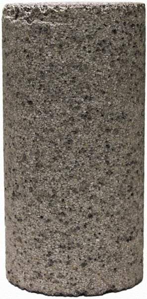 Tru-Maxx - Type 18, 2" Max Diam, 4" Head Thickness, 16 Grit Oval Cone - Zirconia Alumina, Coarse Grade, 5/8-11 Shank Thread - Americas Industrial Supply