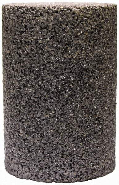 Tru-Maxx - Type 18, 2" Max Diam, 4" Head Thickness, 20 Grit Oval Cone - Zirconia Alumina, Coarse Grade, 5/8-11 Shank Thread - Americas Industrial Supply